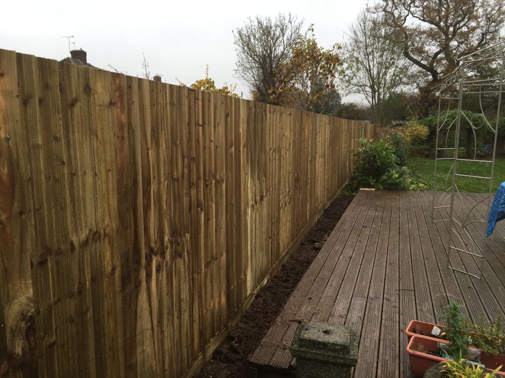 Feather edge fencing2