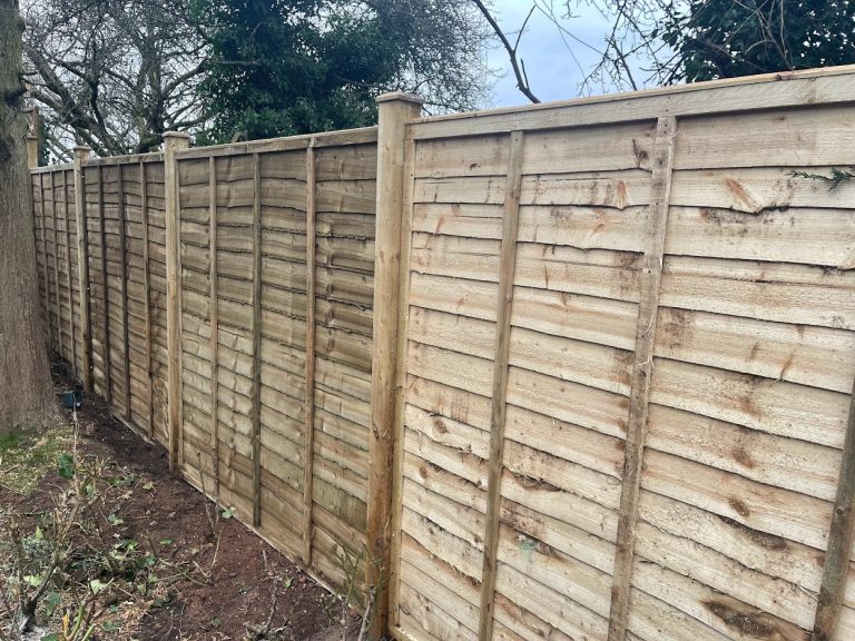 standard waney edge fence panels